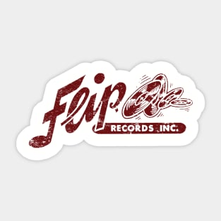 Flip Records Sticker